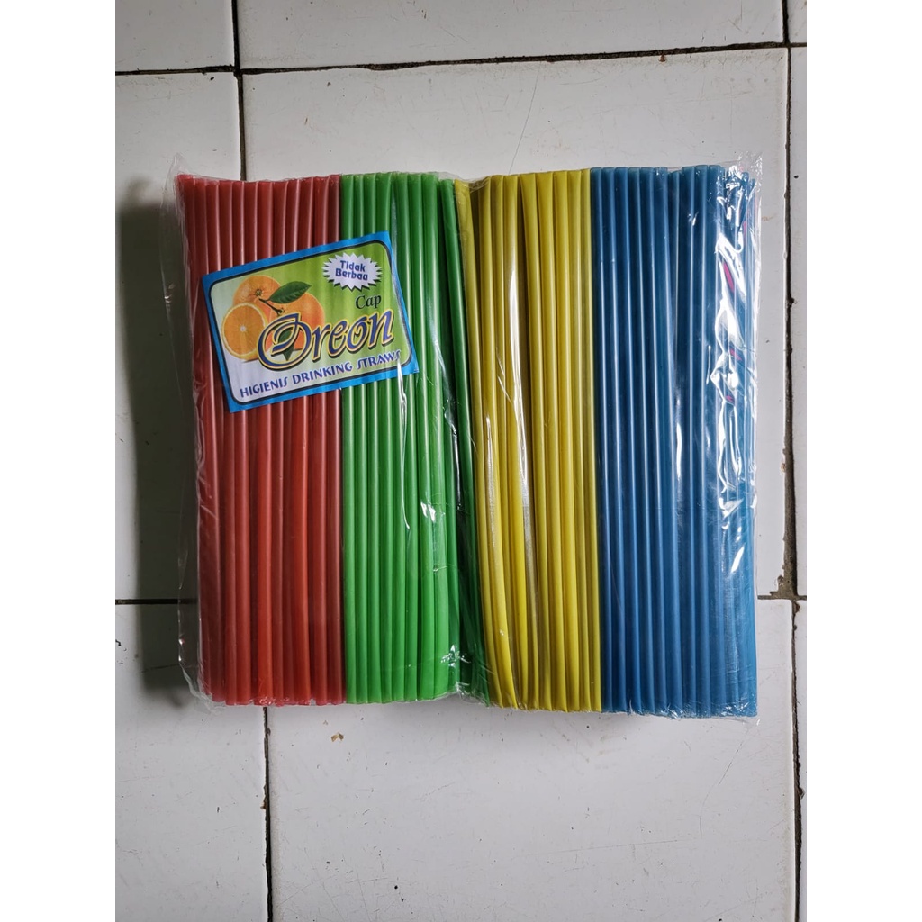 Sedotan Plastik Sedotan Warna -Warni Sedotan Minuman