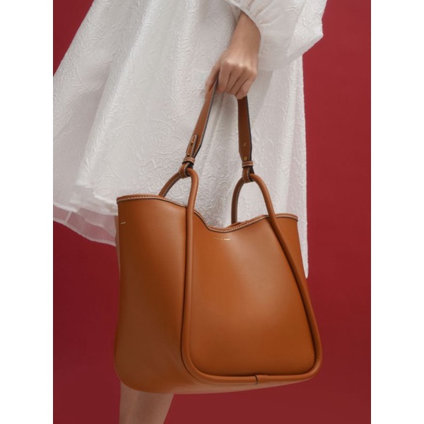 12.12 SALE | CK Circle Handle Tote Bag