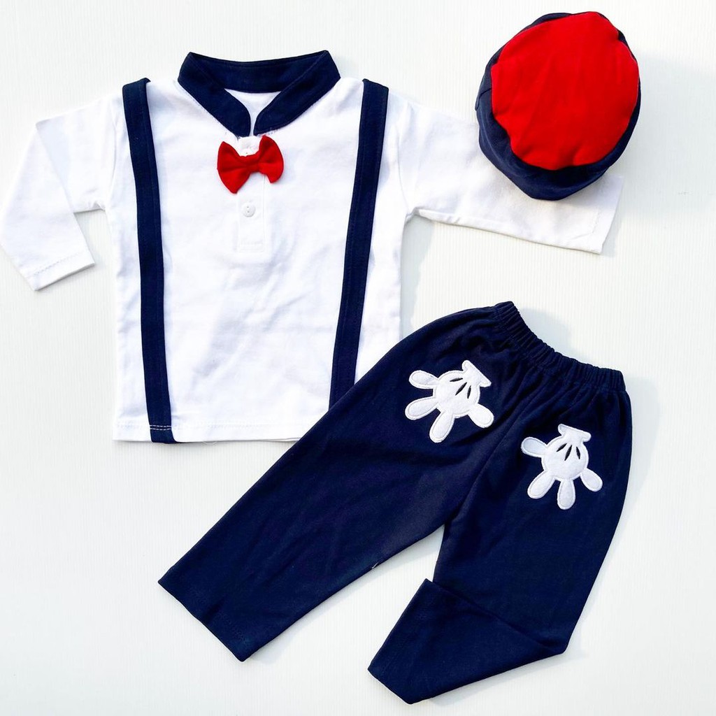 Festive Koko Baju koko jubah muslim peci bayi cowok anak laki keren lebaran aqiqah murah bestseller