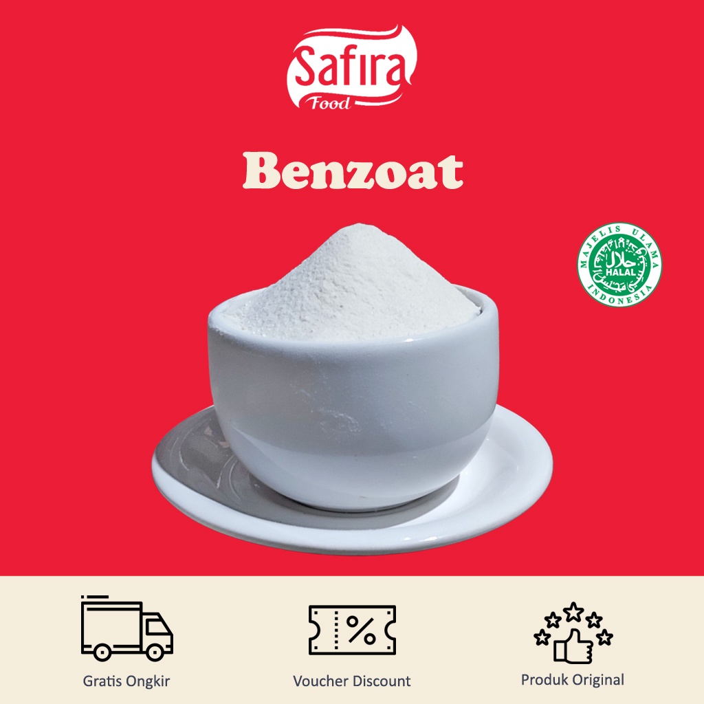 

Benzoat Wuhan Pengawet Makanan Terjamin Halal 1kg / Pengawet Minuman / Sodium Benzoat