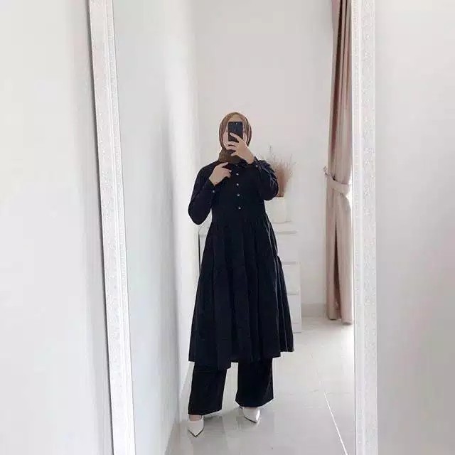 HAWAMARKETT BISA COD TUNIK AZIZAH DRESS MAKASSAR