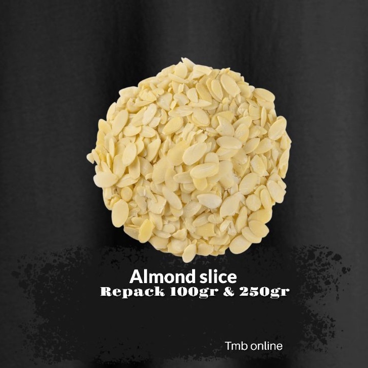 

ALMOND SLICE / ALMOND IRIS POTONGAN (KEMASAN 100 gr & 250 gr)