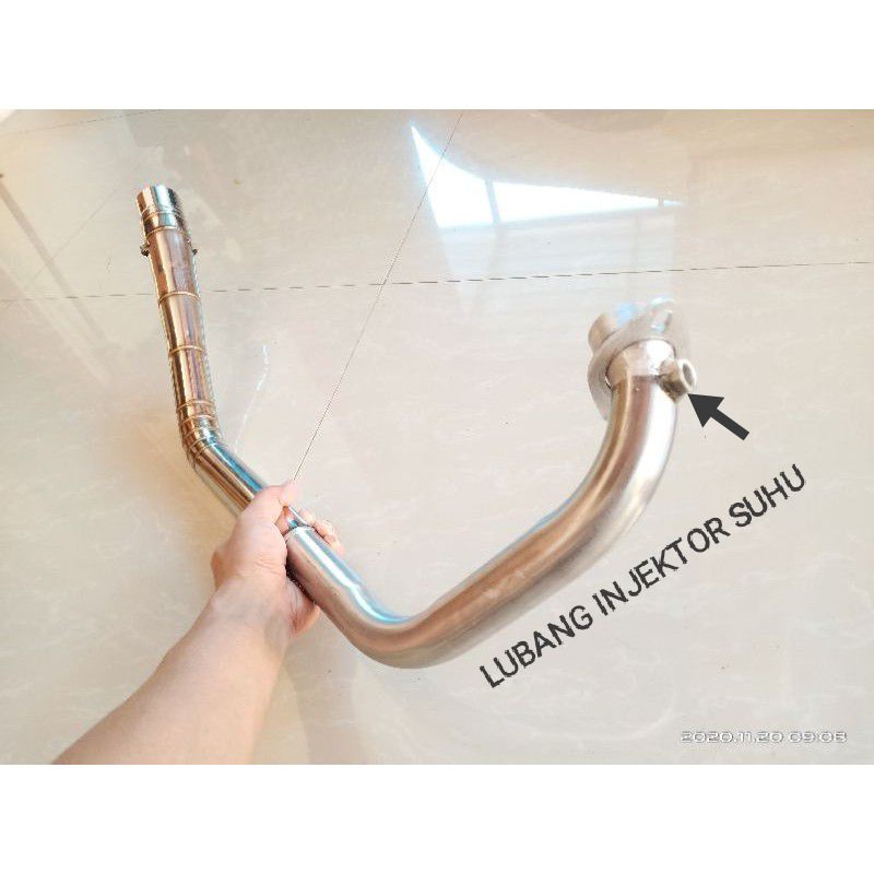 PIPA LEHER kenalpot Satria FU INJEKSI model ngaceng road race