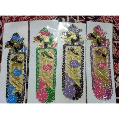 

BEST SELLER pembatas kertas, pembatas buku bermotif wayang TERJAMIN