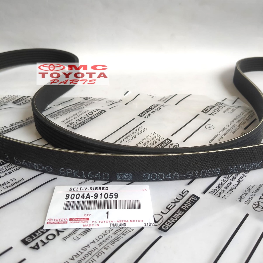 Tali Kipas (Fan/Van/V Belt) Avanza Veloz, Rush, Terios | 9004A-91059
