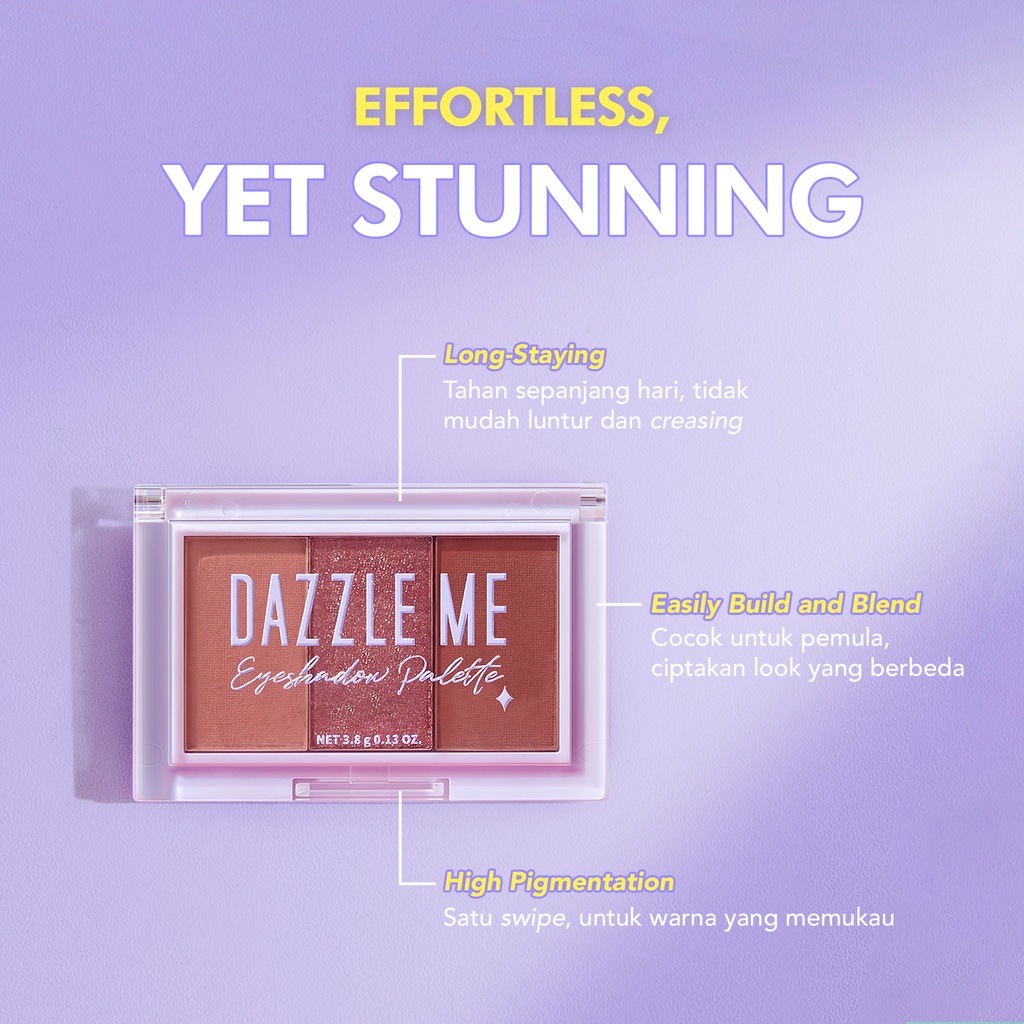 ★ BB ★  DAZZLE ME Cutie Pie Eye Shadow | Long Lasting High Pigmented Eye Shadow Palette