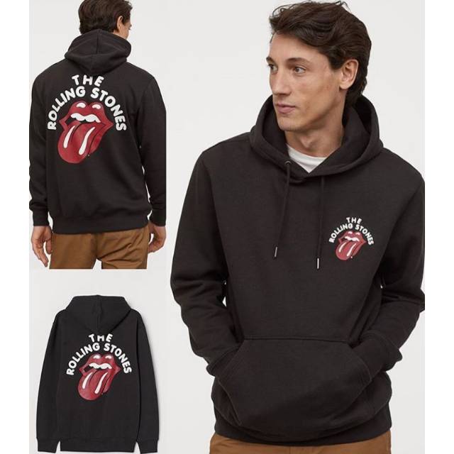 HM Rolling Stones Pullover Hooded Grosir Jaket
