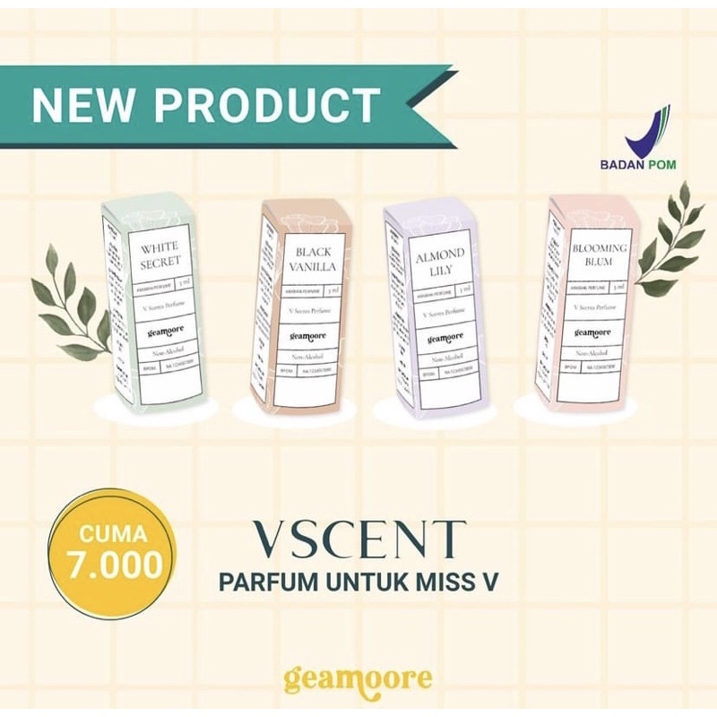 Geamoore Vscent Parfum untuk Miss V