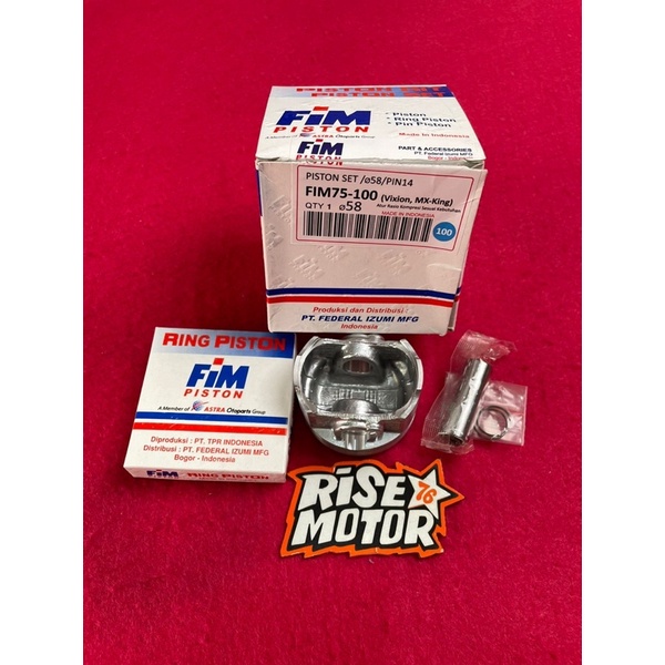 PISTON FIM 58 PEN 14 MX KING VIXION