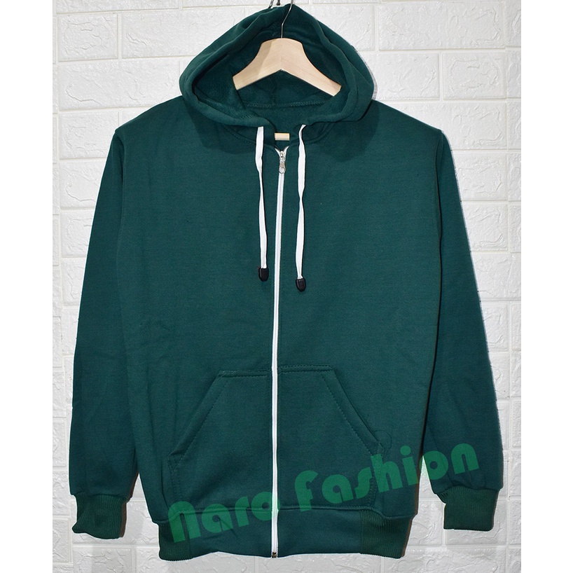 Jaket Pria Dan Wanita / Jaket Ziper Polos Murah / Jaket Sweater Hoodie Zipper Polos Bahan Fleece / Switer Hoodie Zipper Sleting Polos Bahan Fleece / Jaket Polos Army Hoodie Zipper UNISEX (Resleting)