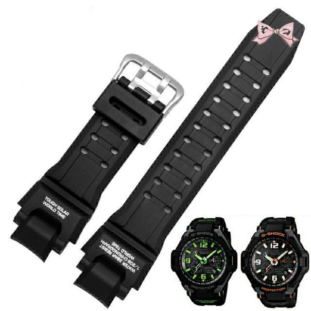 TALI JAM G-SHOCK GW-4000 GW4000 RUBBER STRAP CASIO G-SHOCK GW 4000 WARNA HITAM