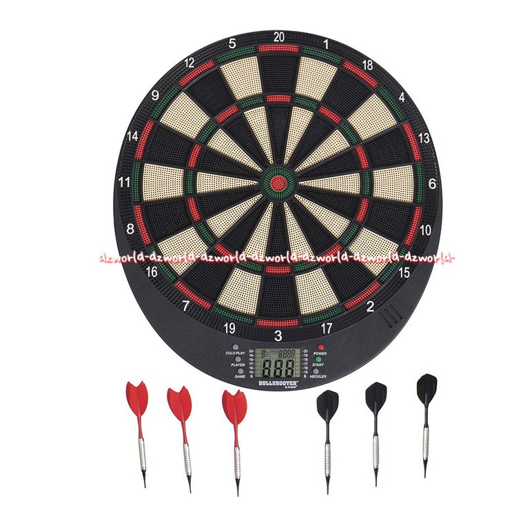Champs Electronic Dart Board Papan Mainan Panah 6 Dart Digital Elektric Champ Mainan Panahan Score Skore Digital Camps Pakai Baterai Dan Suara Musik Dard Boart