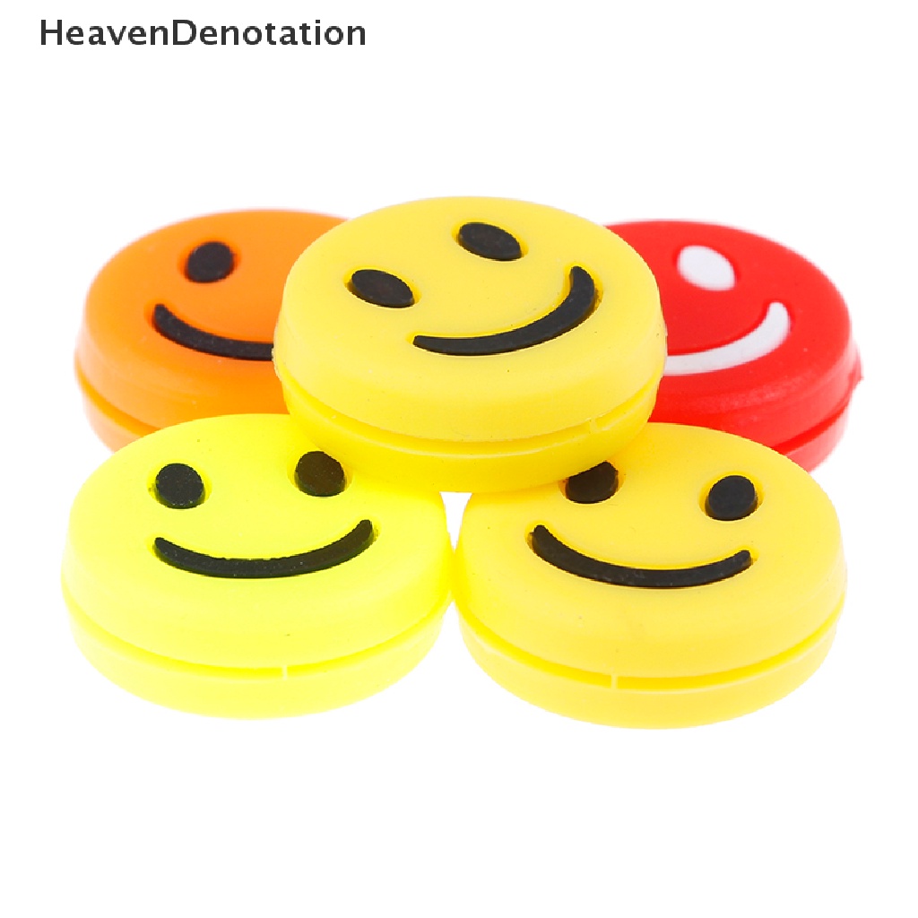 (Heavendenotation) 5pcs Peredam Getaran Raket Tenis