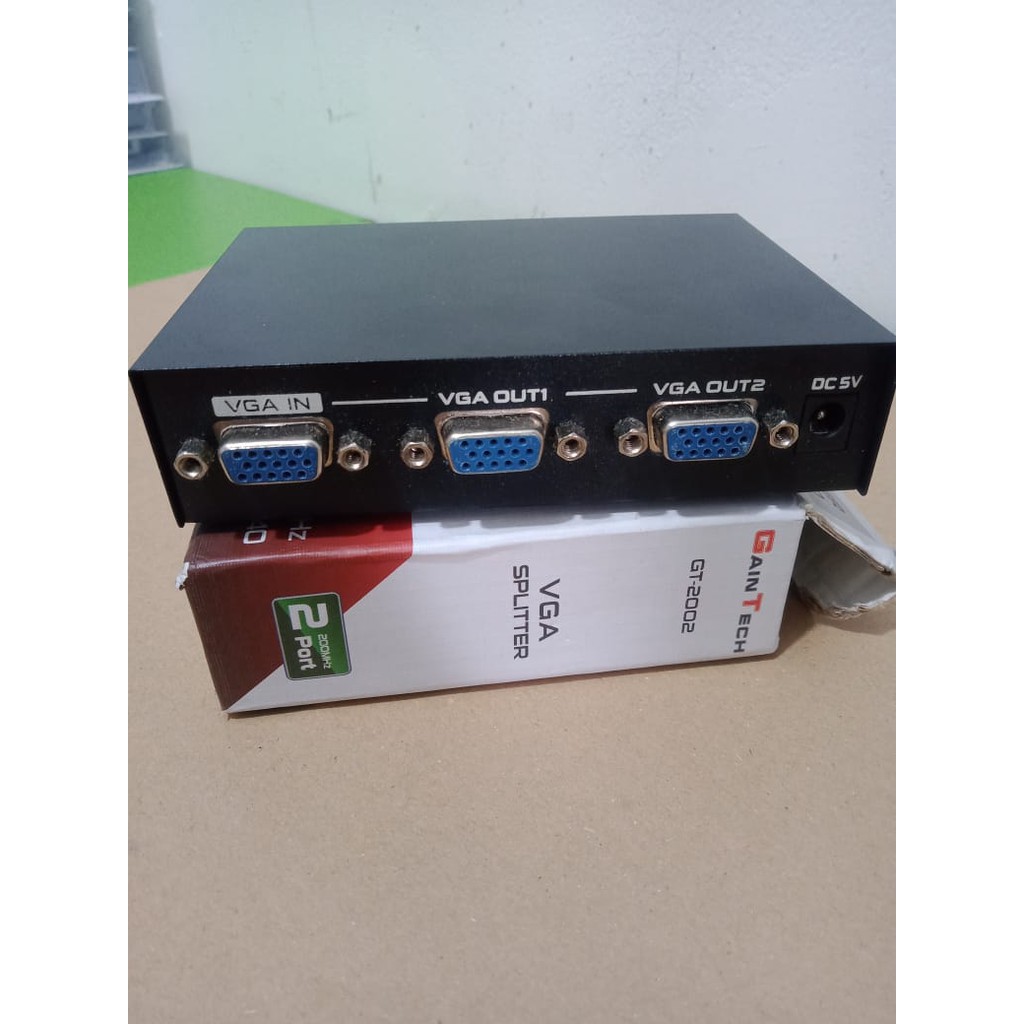 Gaintech VGA Splitter 2Port 200Mhz GT-2002