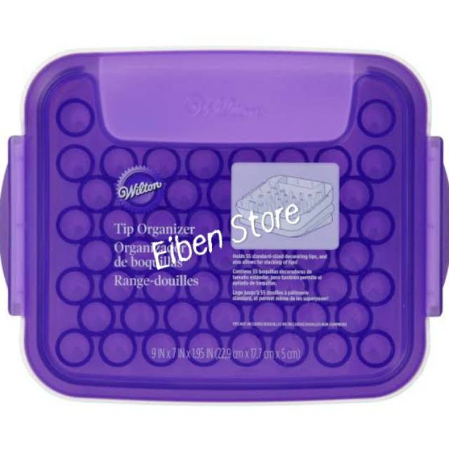 Jual Wilton Box Piping Tips Organizer Case Kotak Spuit Shopee Indonesia