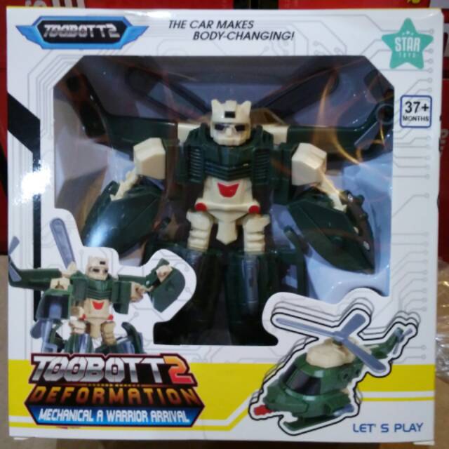 Mainan Toobott 2 Helikopter Apache