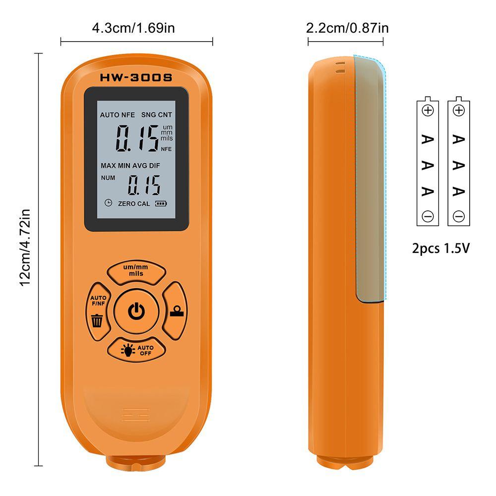 Preva Thickness Gauge Tester High Quality Awet Automoblie Alat Ukur Bubuk Film Cat Mobil