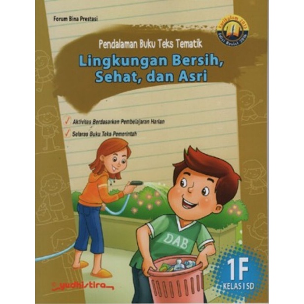 buku pbt tematik yudhistira kelas 1 tema 1a sd 1h