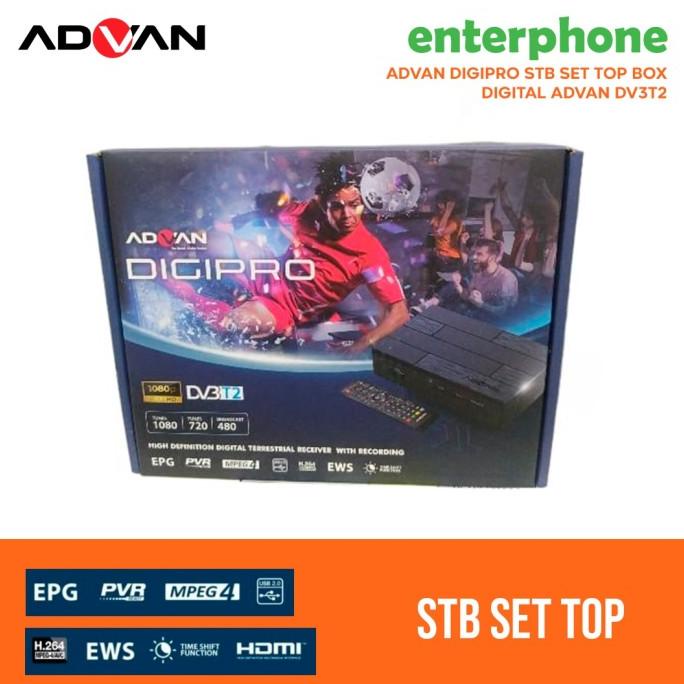 ADVAN DIGIPRO STB SET TOP BOX DIGITAL ADVAN DV3T2