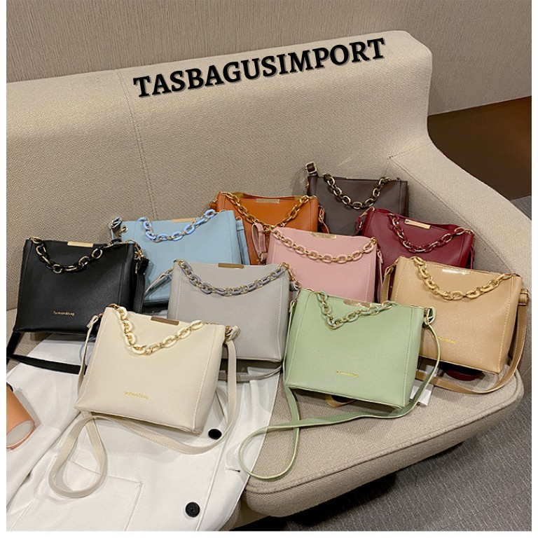 C0203 Tas Selempang Wanita Import - Tas Tali Rantai - Tas Batam