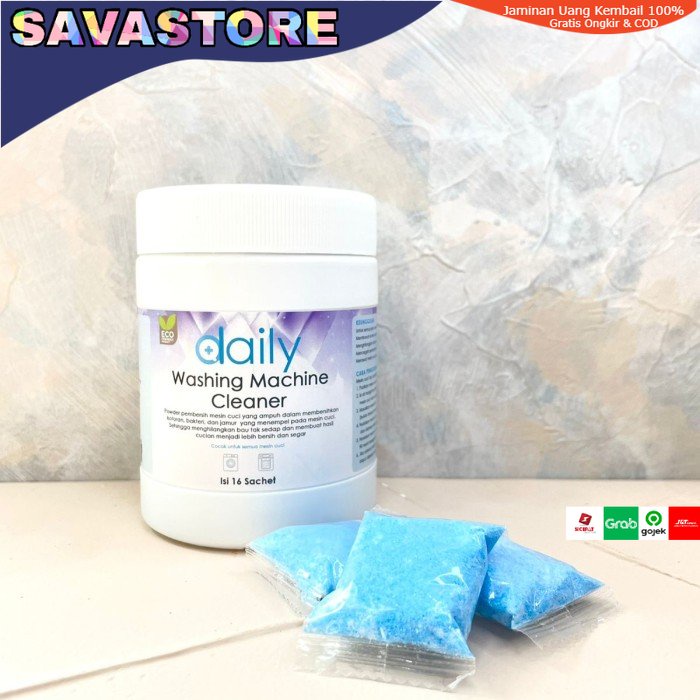 SERBUK PEMBERSIH MESIN CUCI - DAILY WASHING MACHINE CLEANER POWDER