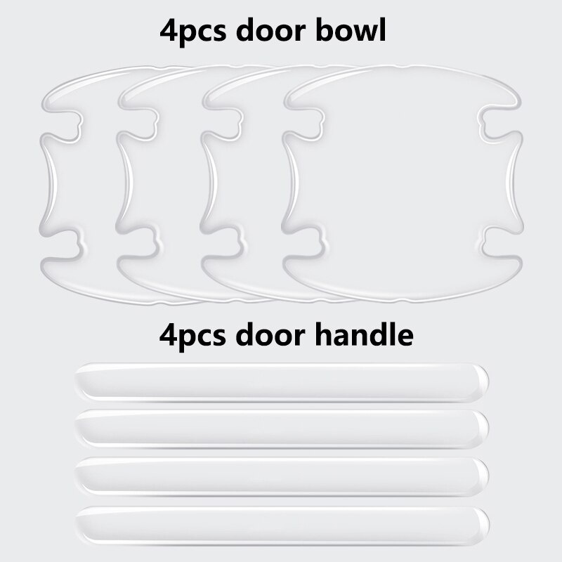 Stiker Strip Pelindung Handle Pintu Mobil Anti Benturan / Gores