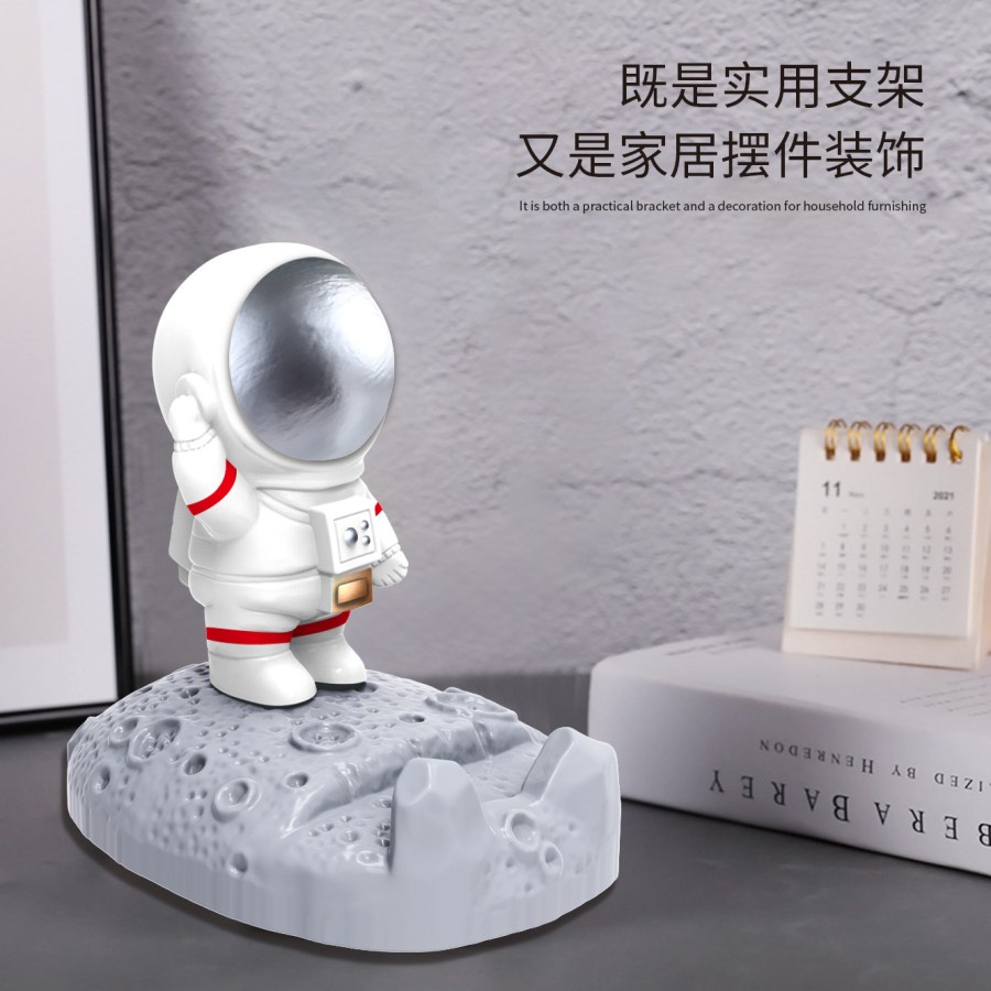 Stand HP Holder Handphone Astronot Lucu Phone Bracket Penyangga Hp dudukan hp karakter