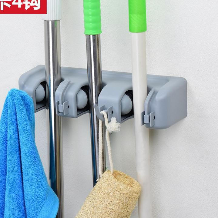 Gantungan Sapu Slog Tempat Simpan Alat Pel Kain Lap Magic Mop Holder/ Gantungan Sapu