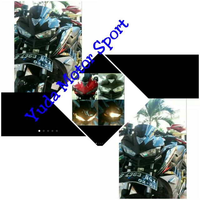 Reflektor lampu depan r25 mini universal headlamp r25 mini universal handlamp Vixion CB150R verza