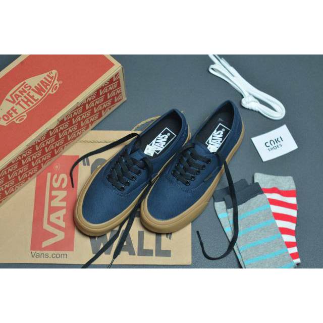 Sepatu Vans Authentic Navy Sole Gum Premium