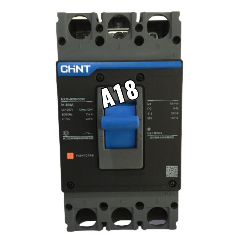 MCCB BREAKER CHINT NXM-400S 3P 50kA