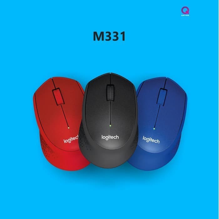 Mouse Wireless Logitech M331 - Silent Plus Mouse (No Clickling Sound)