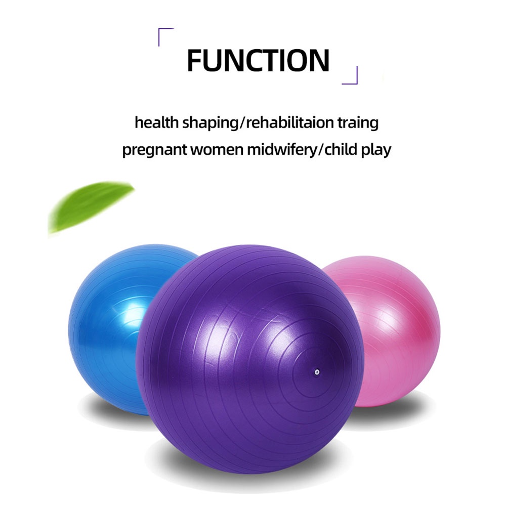 ★Hadiah Alat Tiup★ Bola Pilates Yoga/Anti Burst Gym Ball 25 Cm/Bola Pilates Fitness/Yoga Latihan Senam Pilates Ball