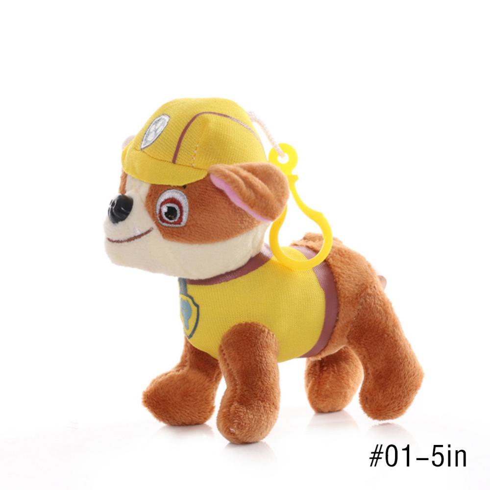 Timekey Mainan Boneka Stuffed Plush Anjing Paw Patrol 5 &quot;Untuk Hadiah Natal / Ulang Tahun Anak B9V9