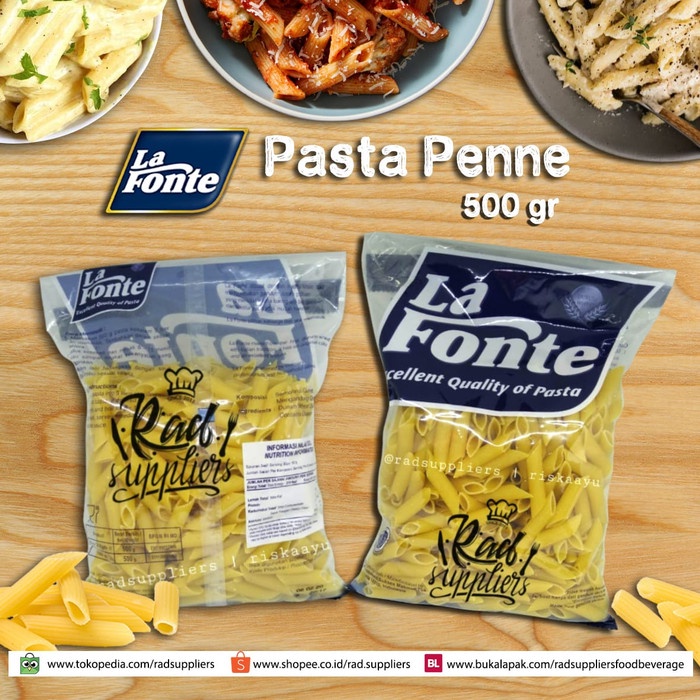 

Pasta-Aneka- La Fonte Penne Pasta 500Gram, Best Price..!! -Aneka-Pasta.