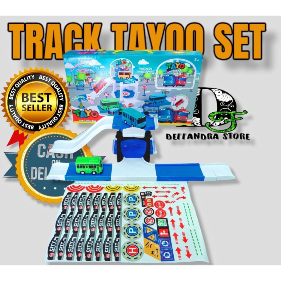Tayo Parking Lot / Parking Car Tayo / Track Set Parking Tayo