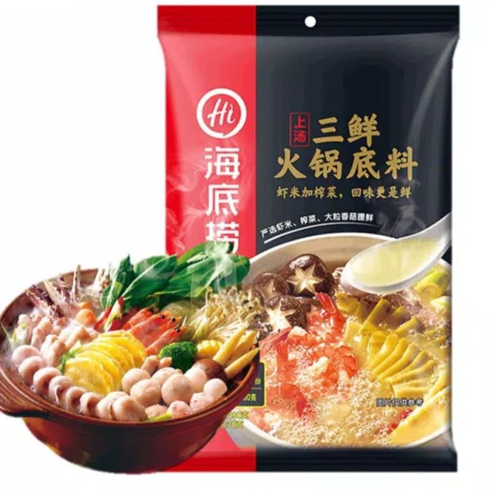 

Ready- Bumbu Haidilao Three Delicacies / Shrimp/ Seafood