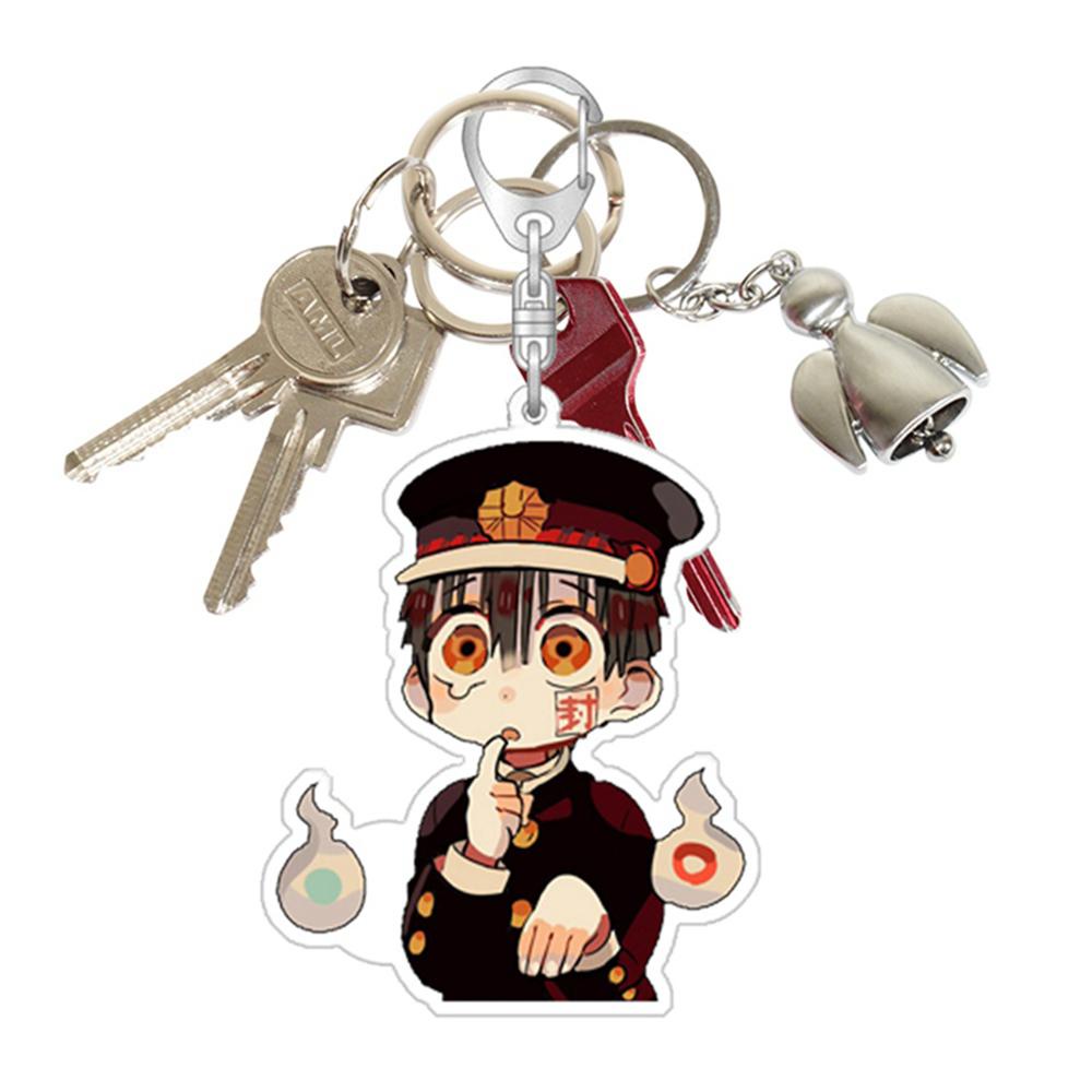 QUINTON Gantungan Kunci Toilet-Terikat Unisex Hanako-kun Yahiro Nene Acrylic Cosplay Prop Keychain