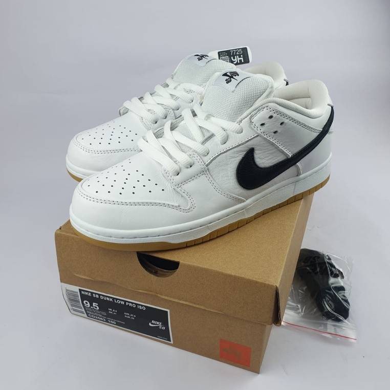 nike dunk orange label white