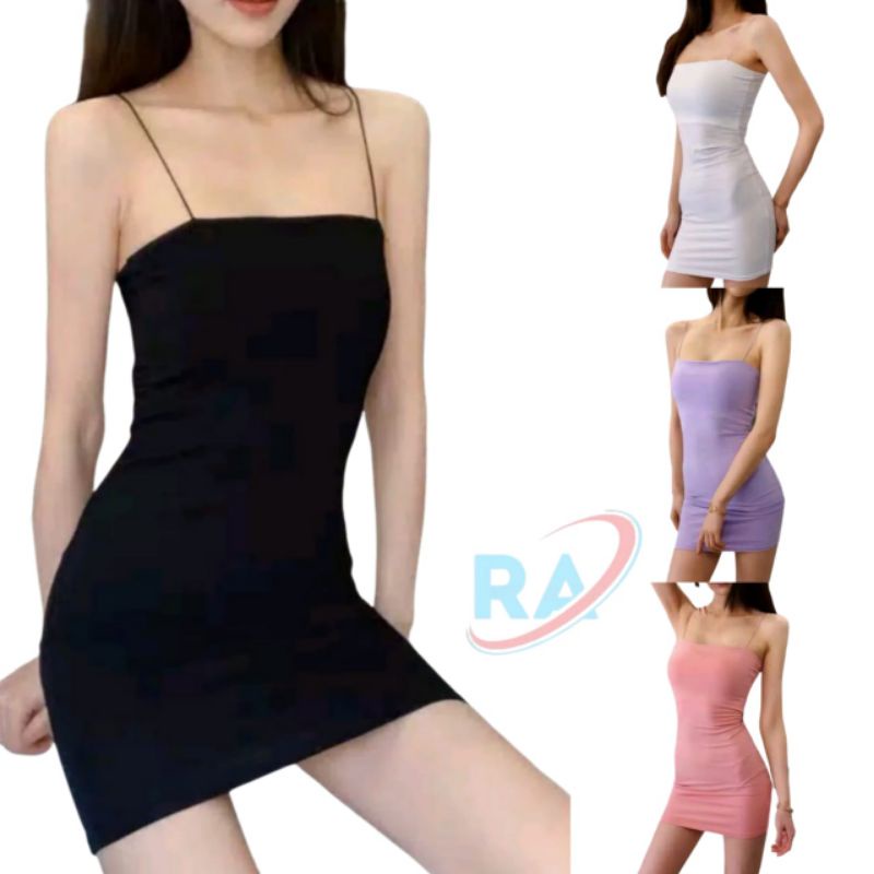 COD DRESS TANKTOP /TANKTOP LEMBUT ELASTIS  DAN ADEM/ DRESS TANKTOP MURAH ELASTIS