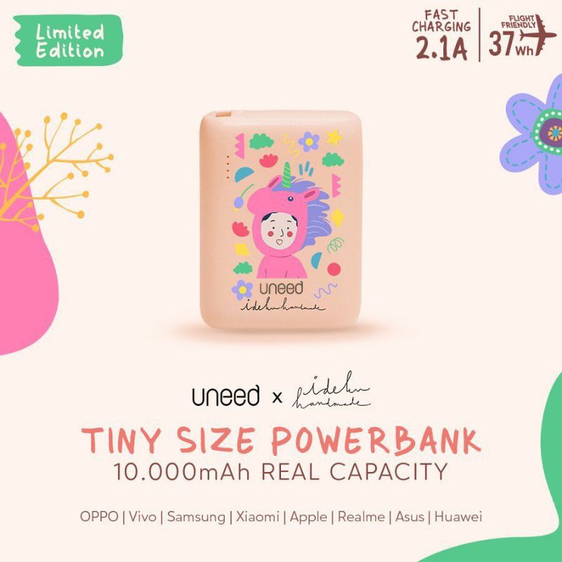 Uneed x Ideku Handmade Tiny Size Powerbank