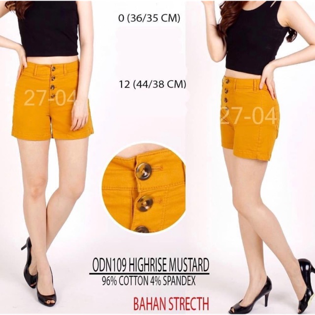 Celana pendek wanita highrise branded OLD NAVY original