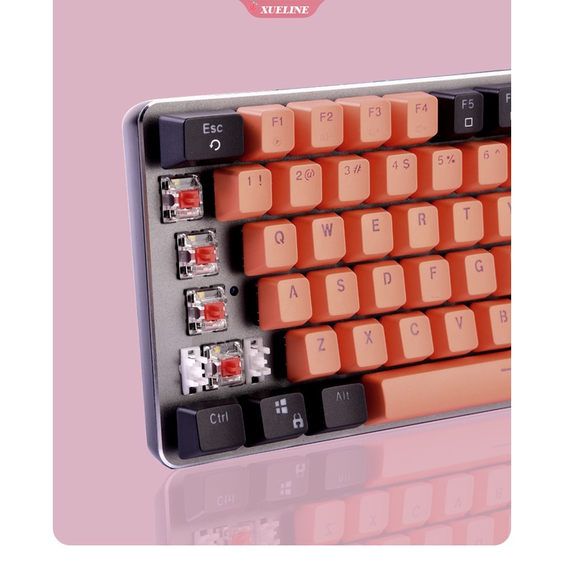 F82 Set Keyboard Mekanik 82 Tombol Versi Warna Bahan Abs