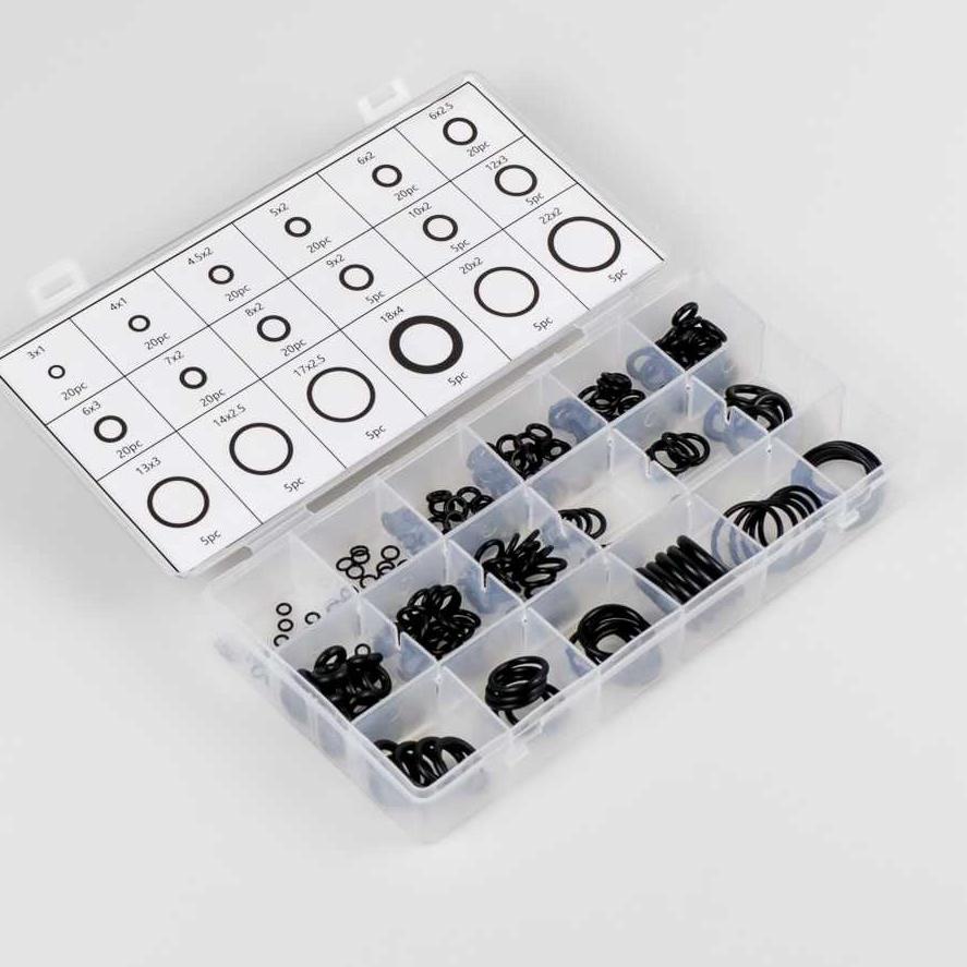 Karet Rubber O Ring Seal Tightening 225 PCS / O Ring Seal Karet Set Pcp Dongkrak Senapan Angin Kran 