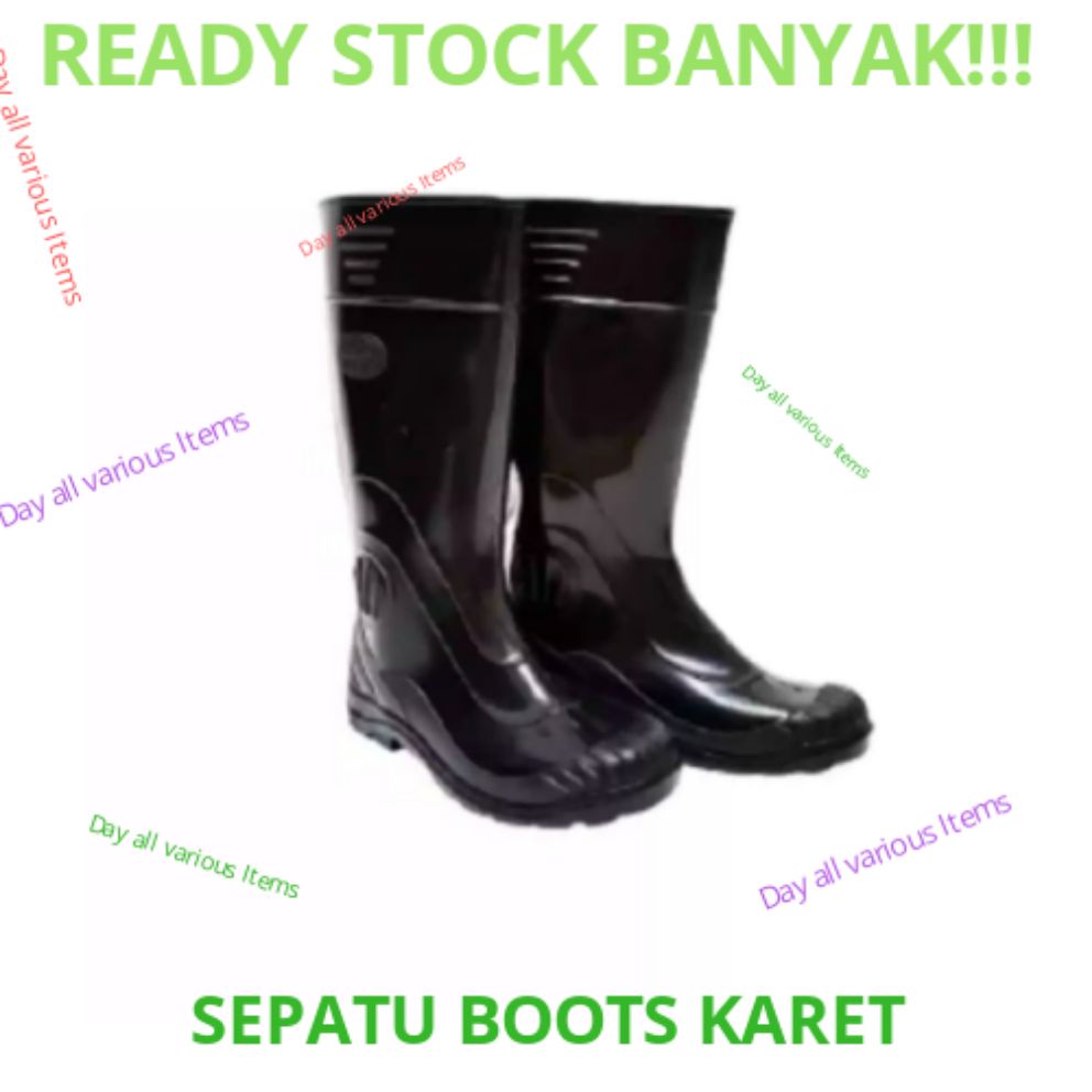 SEPATU BOOTS KUALITAS PREMIUM ~ SEPATU BOOTS KARET BERKUALITAS