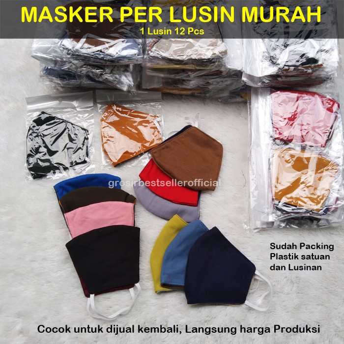 [RESTOCK] MASKER KAIN LUSINAN MASKER MURAH GROSIR MASKER KAIN MURAH MASKER KAIN