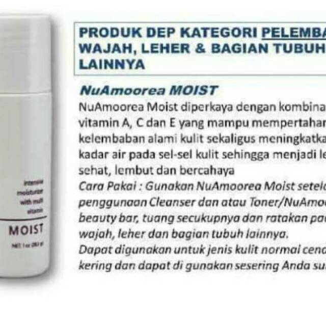 MOIST NU AMOREA PT DEP