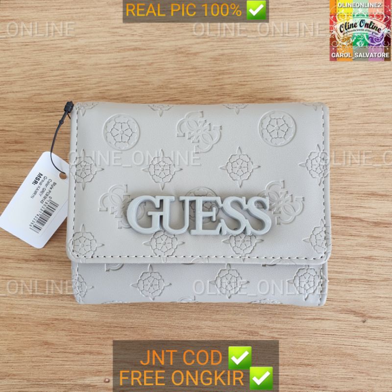 Dompet wanita kamryn embossed gs women trifold wallet mini to gb medium size