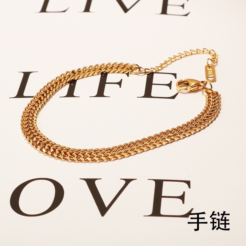 GELANG RANTAI SISIK TITANIUM KOREA STYLE