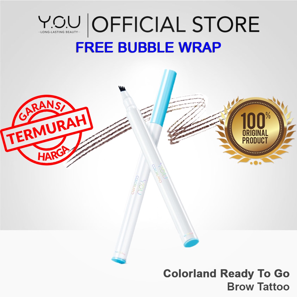 Colorland Ready To Go Brow Tattoo / Eyebrow Tattoo / Eyebrow Tato / Brow Tattoo